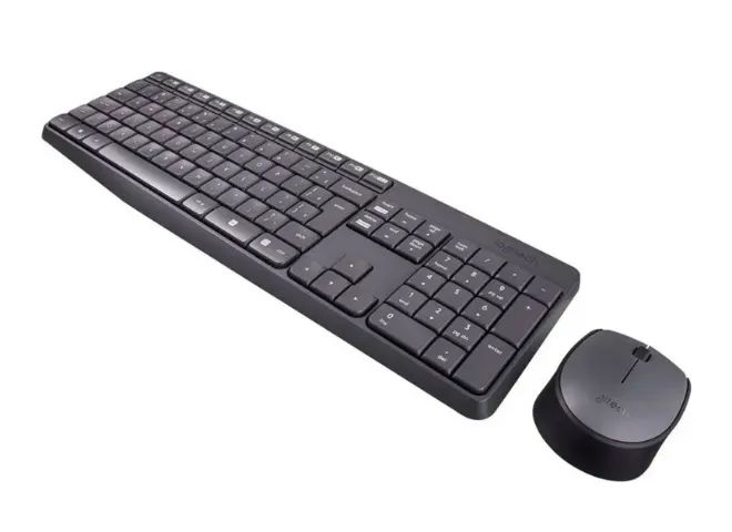 Kit Teclado e Mouse Sem Fio Logitech Mk235 Novo
