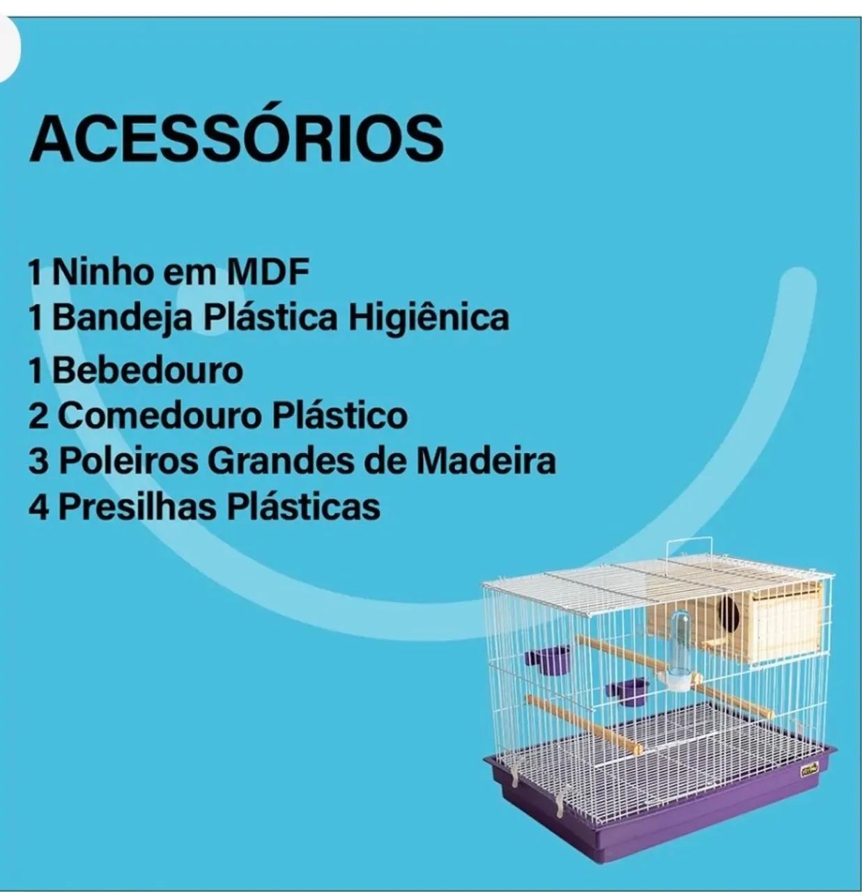 Gaiola para calopsita - Foto 3