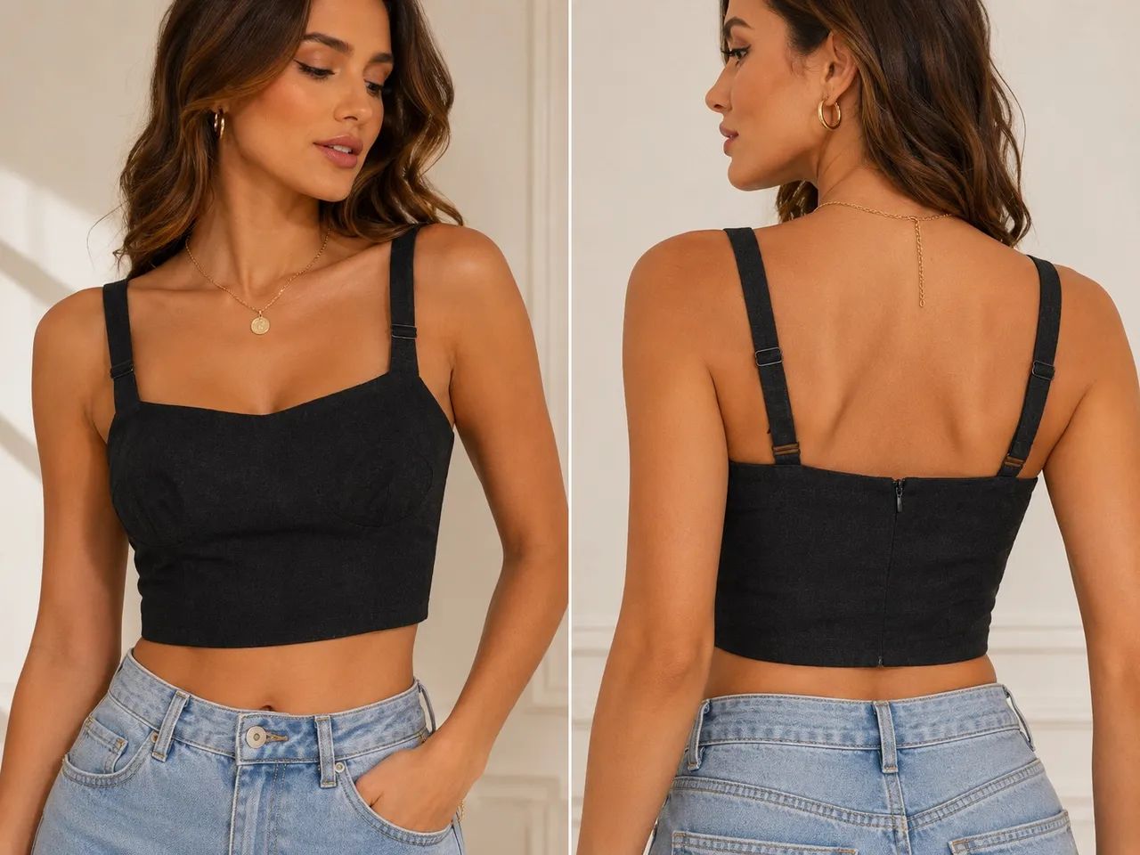 Top Cropped Osklen Feminino - Novo | Busto 86 cm