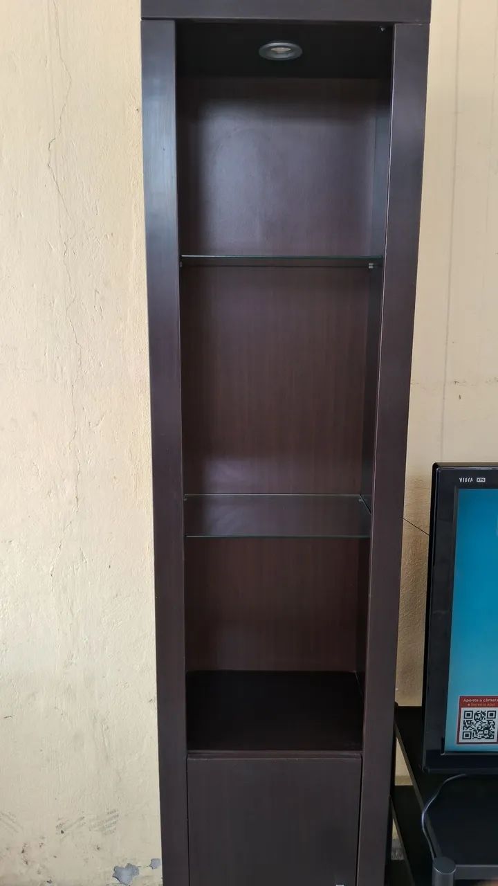 TV Panasonic LCD 42 polegadas + Rack Airon de aço + 2 estantes PARA SAIR HOJE - Foto 4