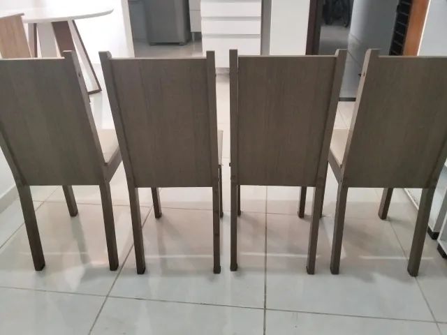Conjunto com 4 cadeiras MDF - Foto 2