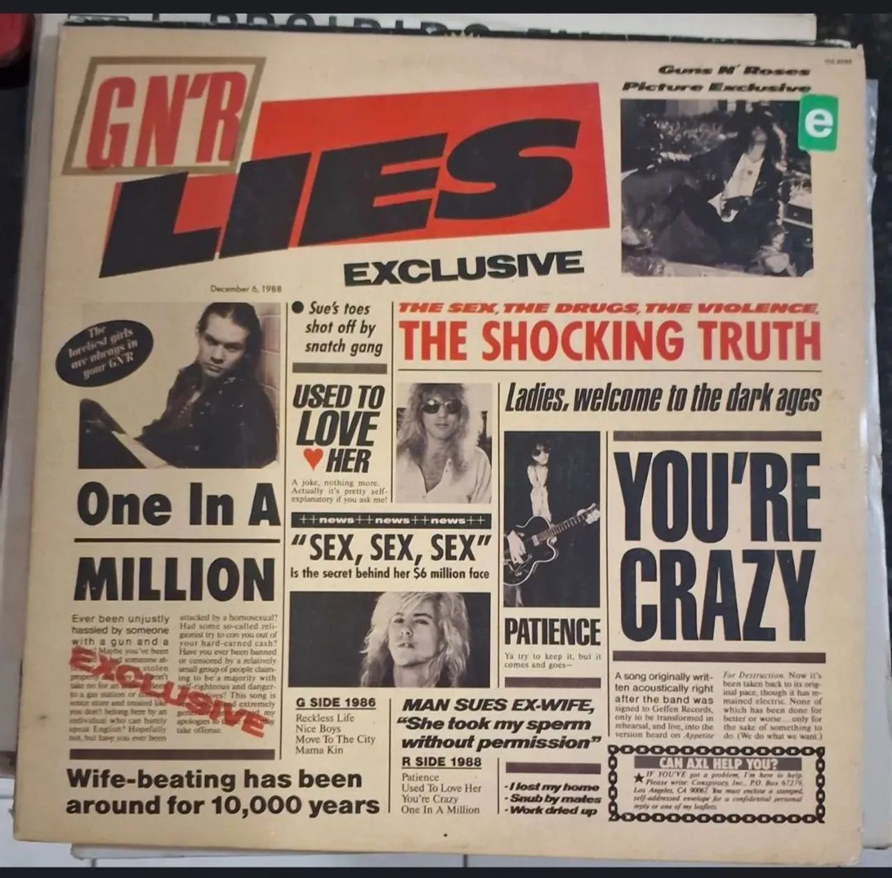 Lies vinil Guns and Roses - Foto 2