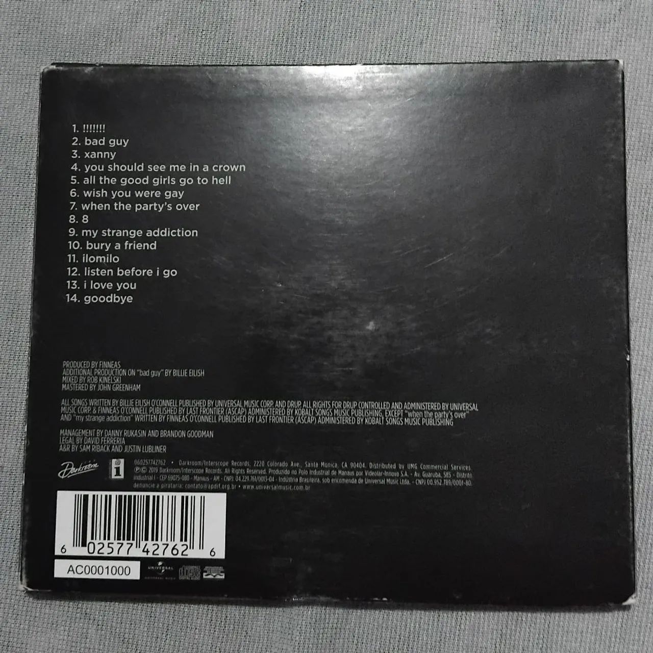billie eilish - when we all fall asleep, where do we go? (cd) - Foto 2