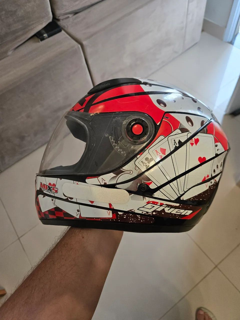 Capacete fokker mix5 tamanho 58 - Foto 2