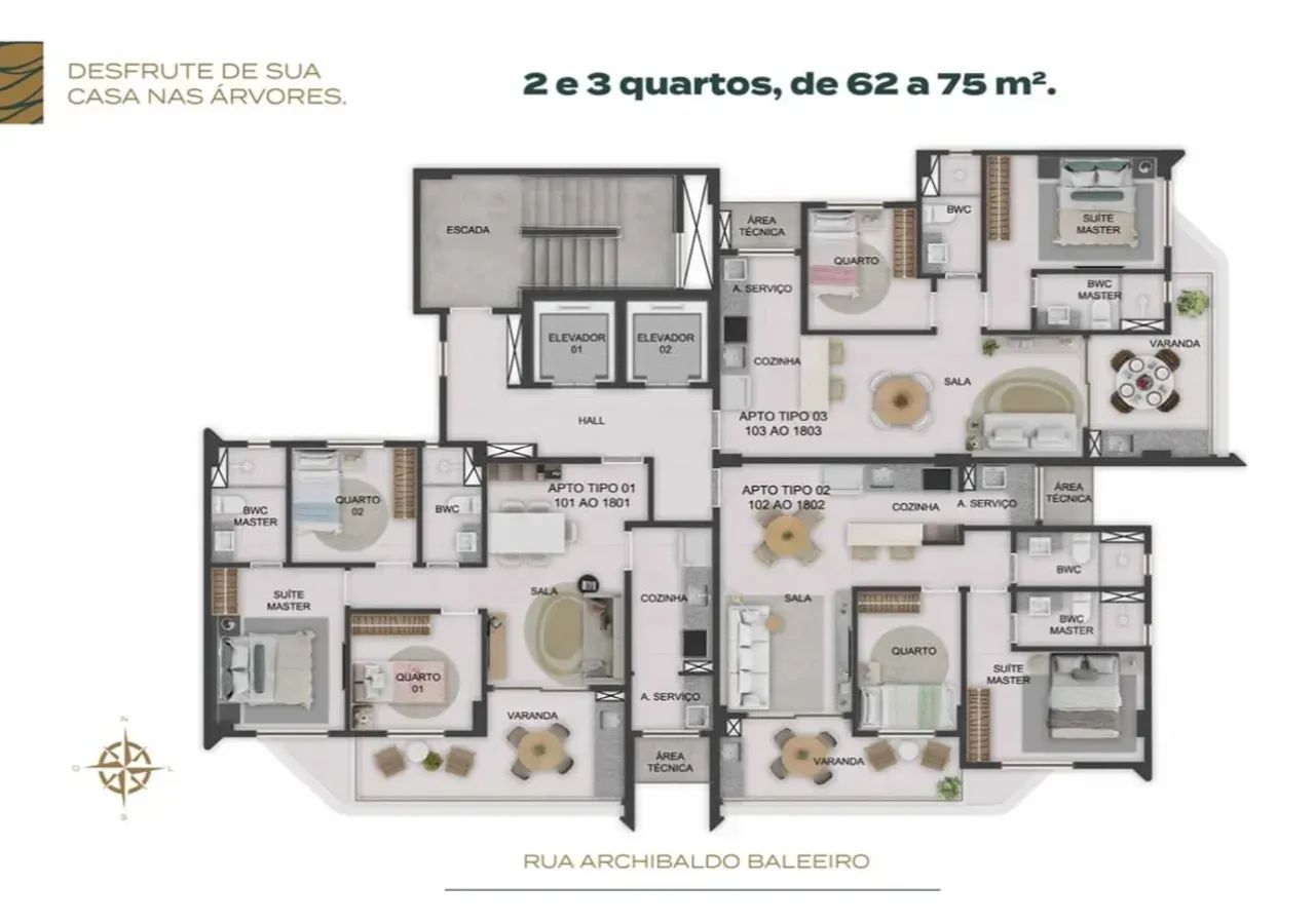 LANÇAMENTO ALTO PADRÃO | NEST RIO VERMELHO | 2 QUARTOS COM SUÍTE  E VARANDA | EM CONSTRUÇÃ - Foto 4