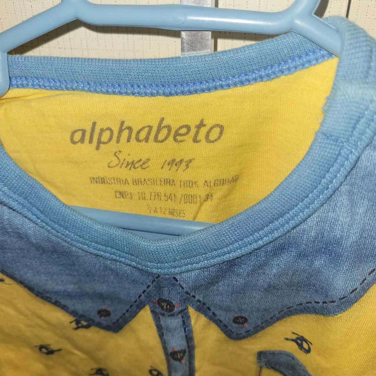 Romper da marca Alphabeto 9 a 12meses - Foto 2