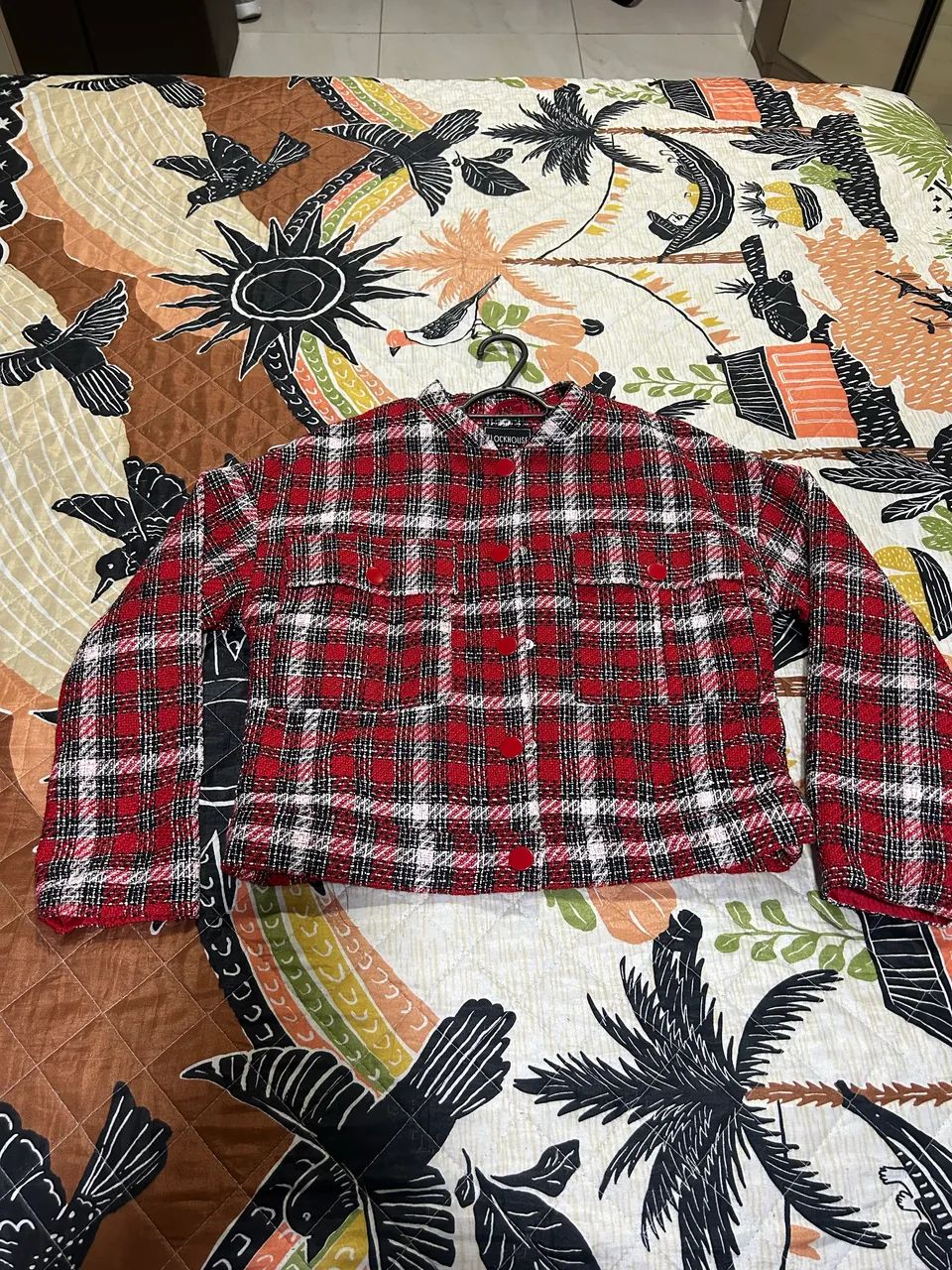 Jaqueta em Tweed. Tamanho PP, veste P - Foto 2