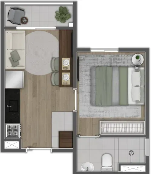 PLANTA 24m²