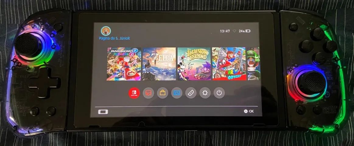 JOYCON NINTENDO SWITCH LINYUVO (ZERO NA CAIXA) - Foto 5