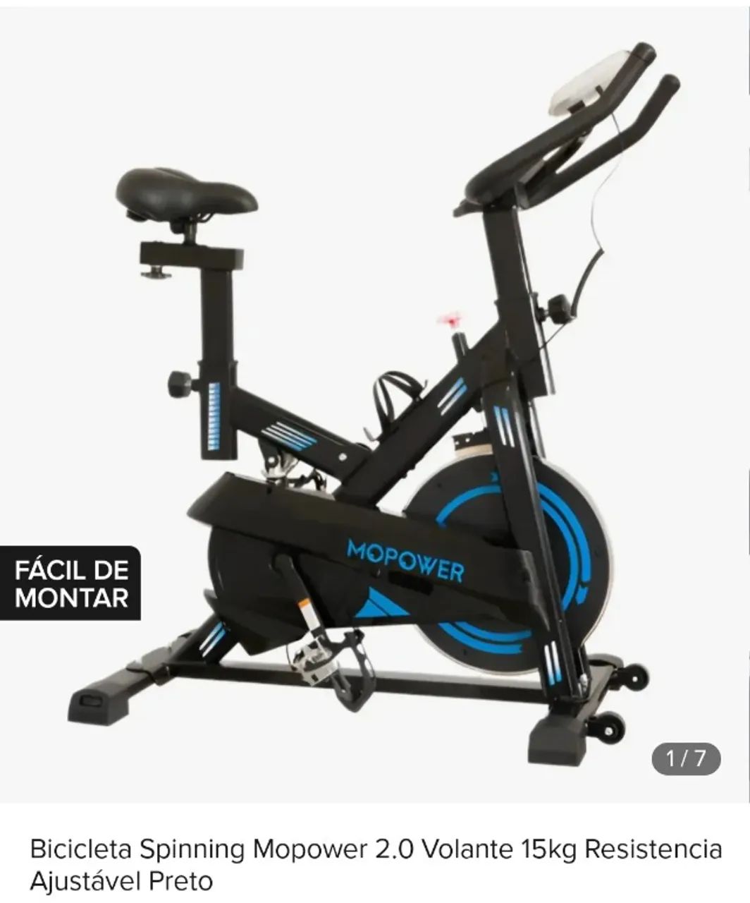 Bicicleta de spinning nova - Foto 3