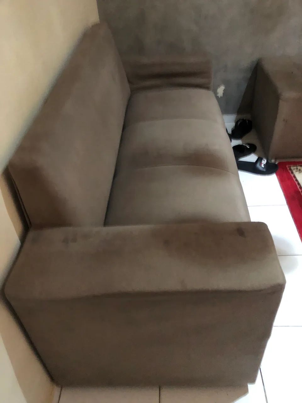 Sofá três lugares com puf  - Foto 3