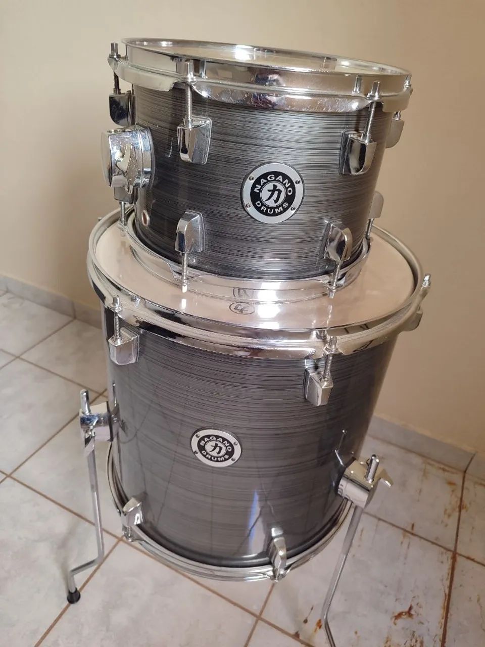 Kit Expansão Bateria Nagano Garage + Bags Acolchoadas (Tom + Surdo