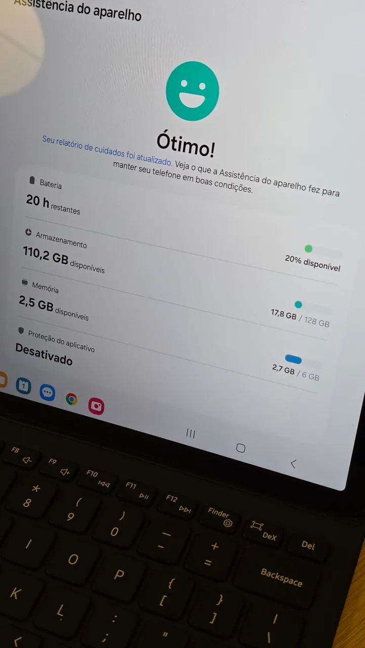 Galaxy Tab S7 FE - impecável - 128gb - Foto 3