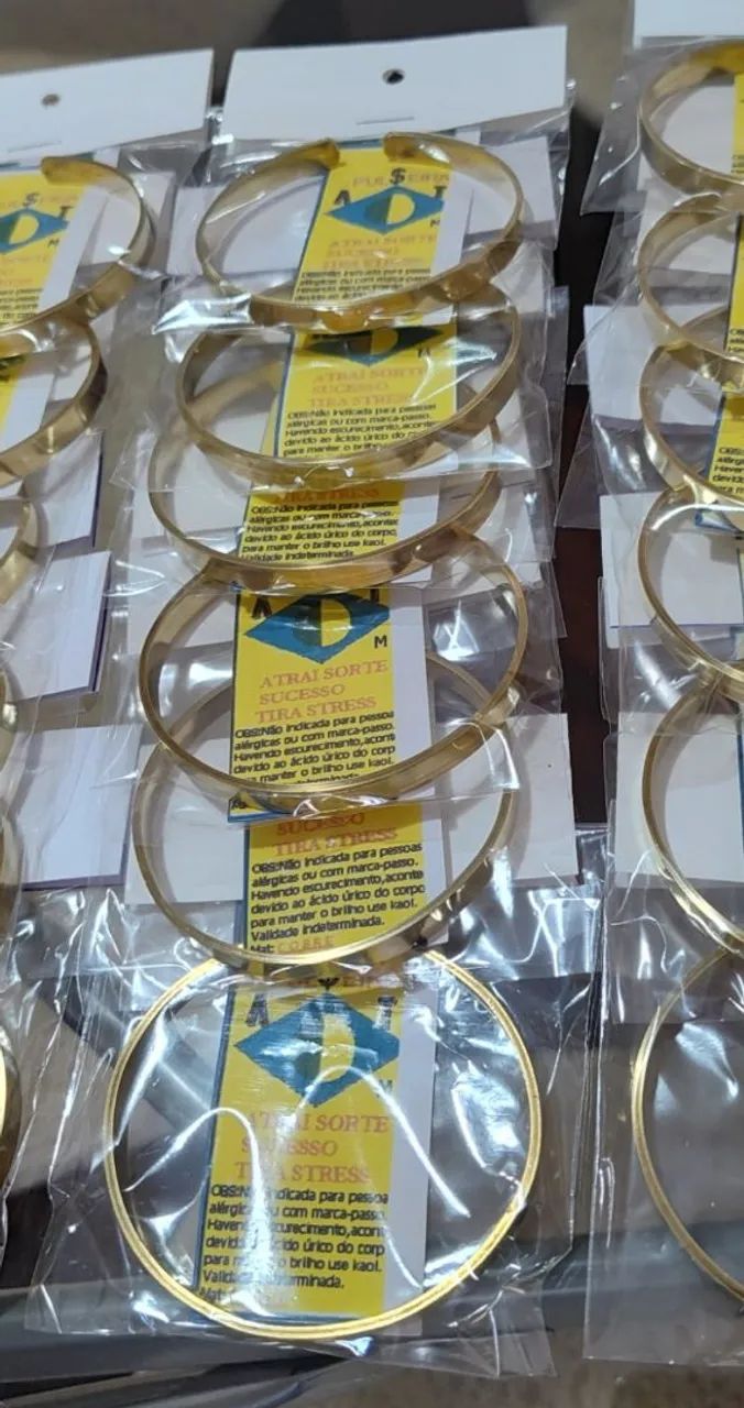 Pulseiras de cobre 100% todas as pulseiras acompanha uma bula  - Foto 2