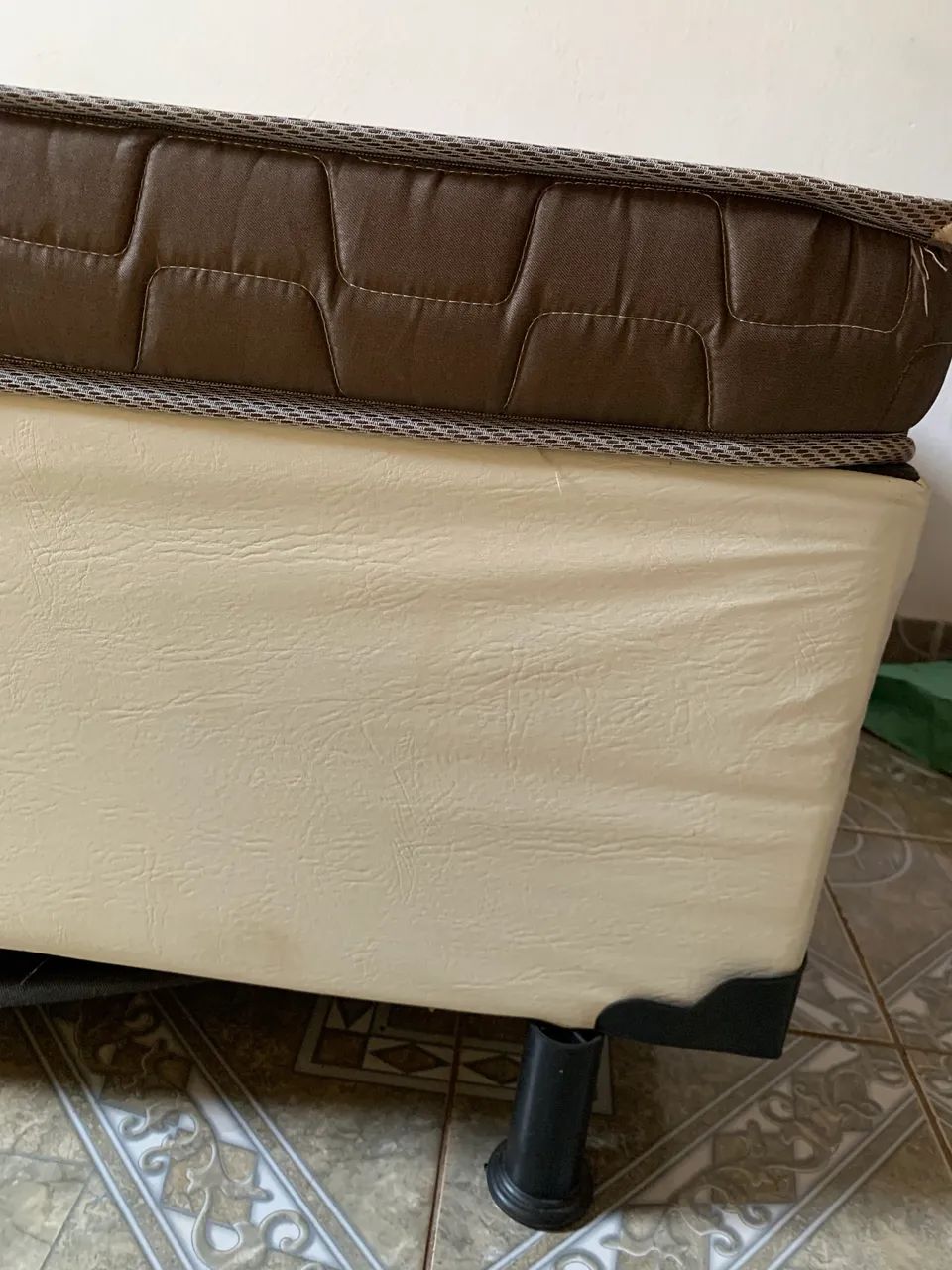 Cama box solteiro + colchão  - Foto 2