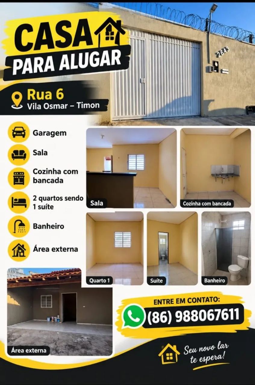 Aluguel de casas em timo  