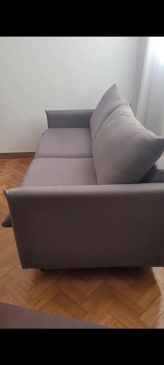 Sofá 3 lugares em linho - Foto 2
