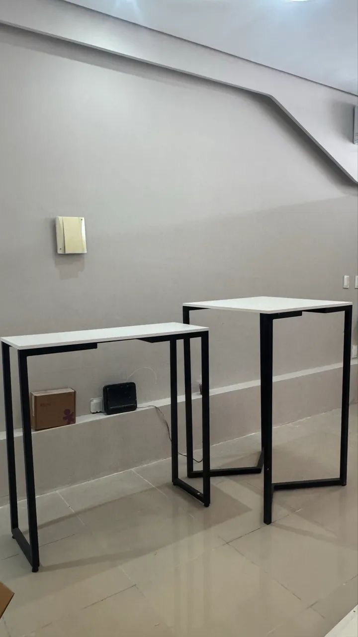 Kit mesa e aparador metalom - Foto 4