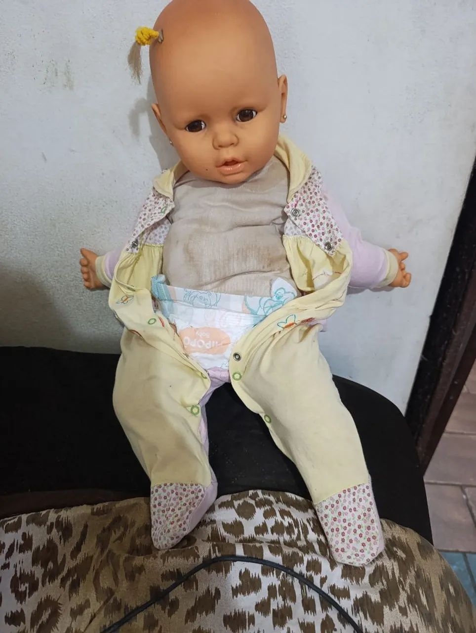 Boneca Bebezinho olhos castanhos 