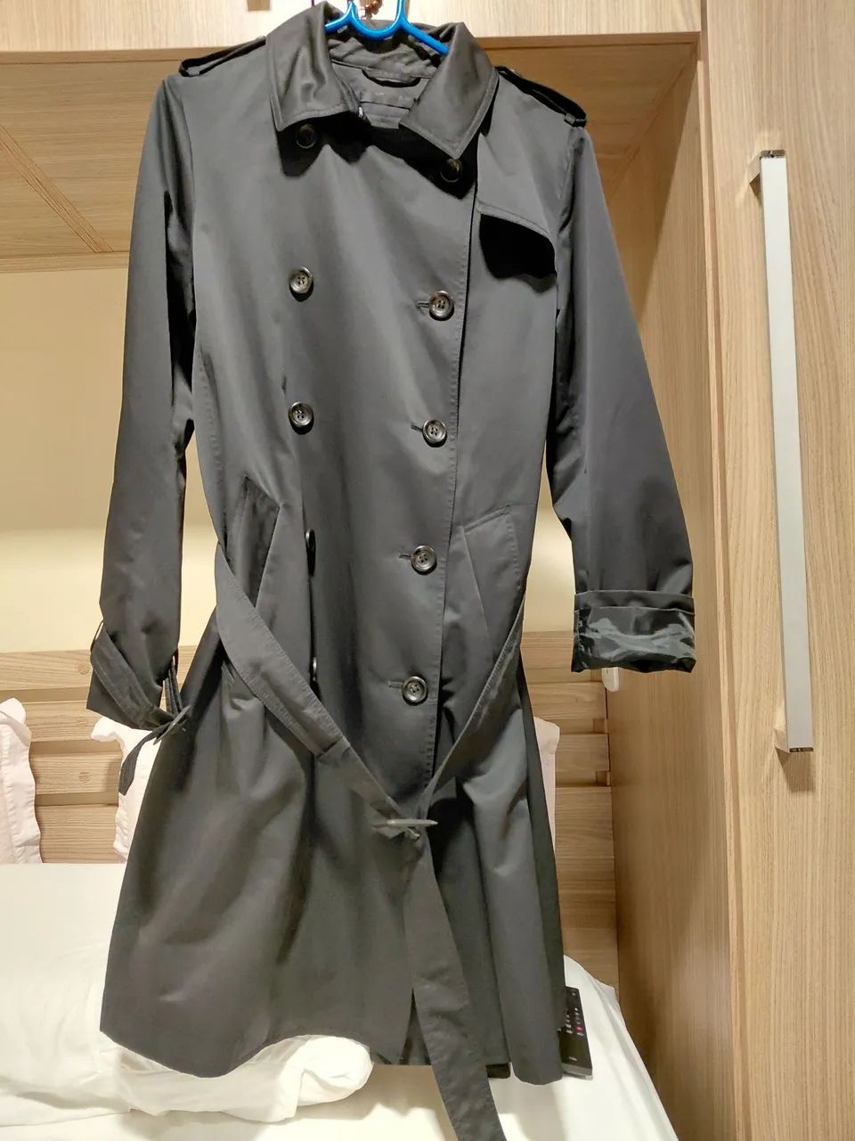 TRENCH COAST PRETO