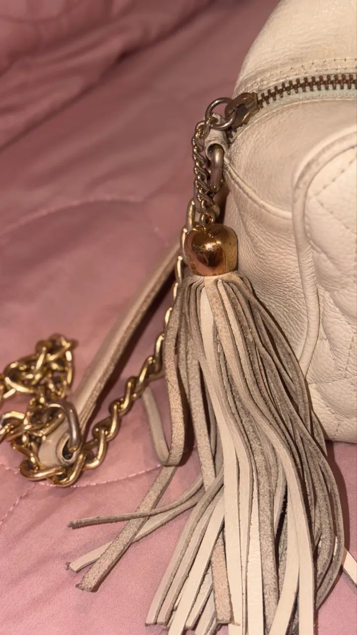 Bolsa Luiza Barcelos Grande Off white - Foto 4