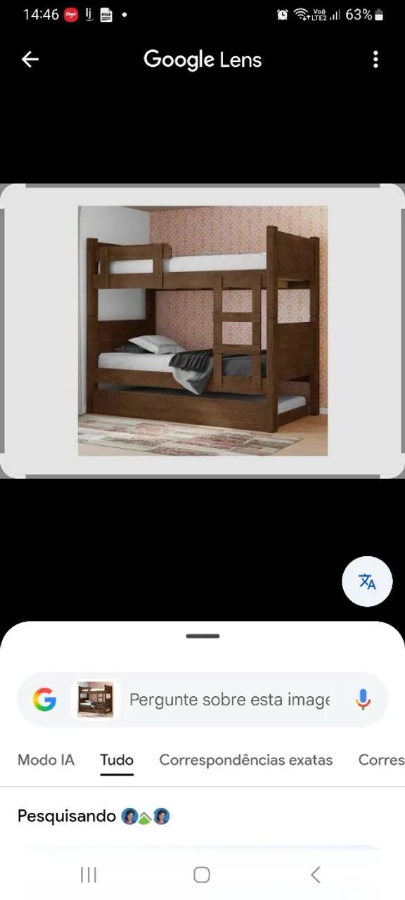 Beliche com cama extra ,usado
