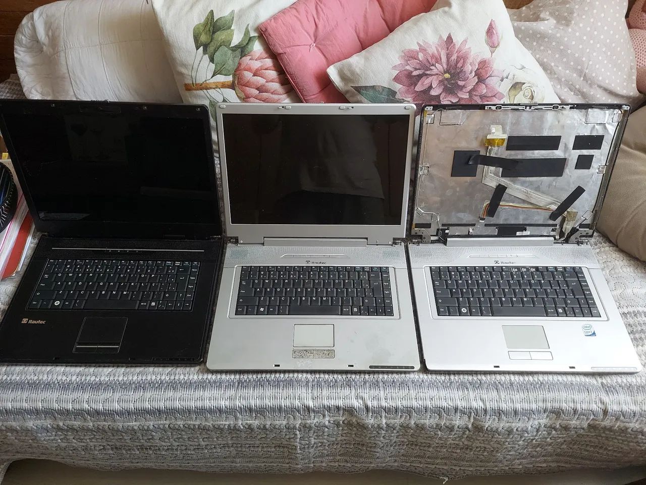 Notebooks Itautec dual core com defeitos