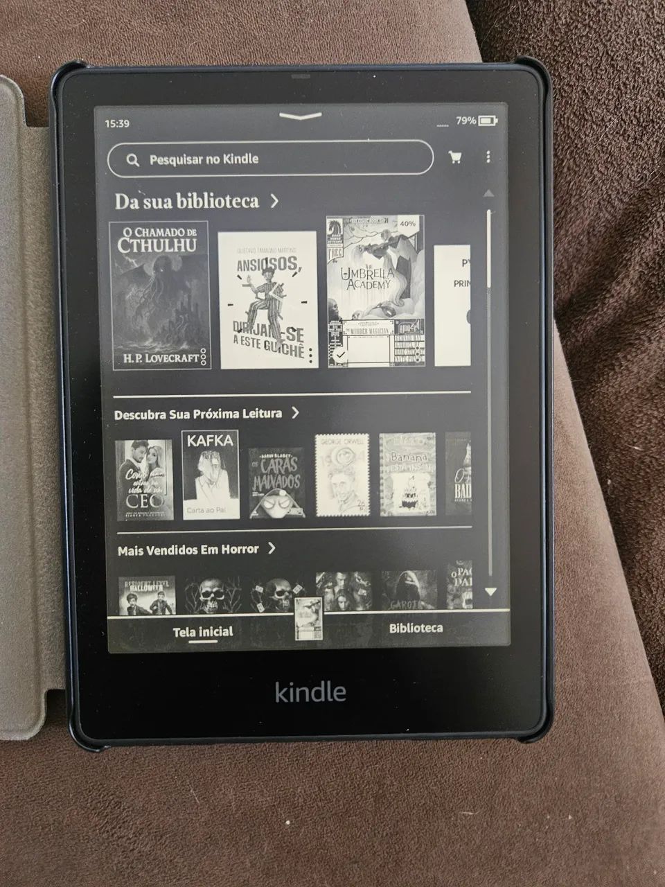 Kindle Paperwhite Signature Edition - 11° Geração (32 GB) com capa