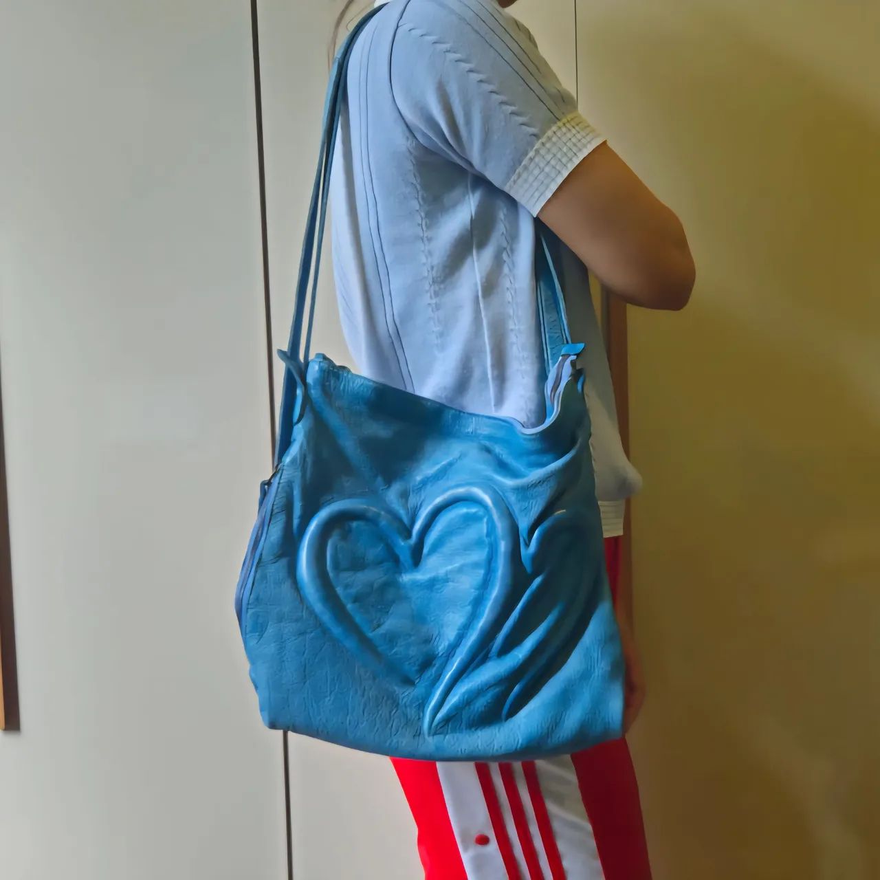 Bolsa mochila de couro italiana - Foto 2