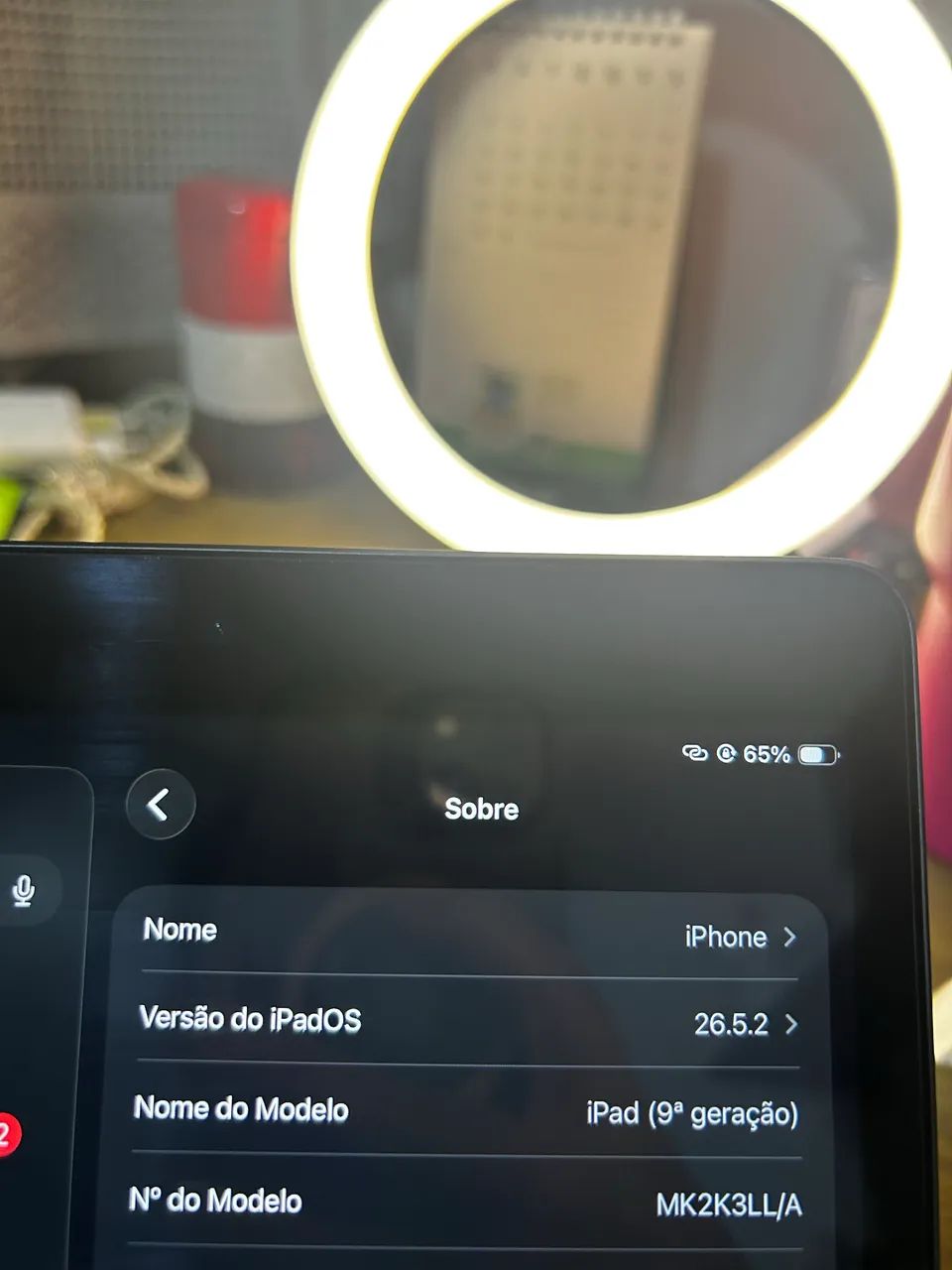 IPAD 9 GERAÇÃO - 64GB ? ENTREGO COM CAPA - Foto 4
