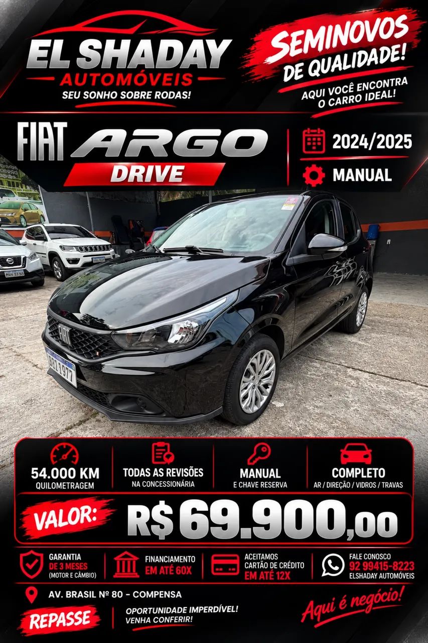 Fiat Argo 1.0 6V FLEX 2025