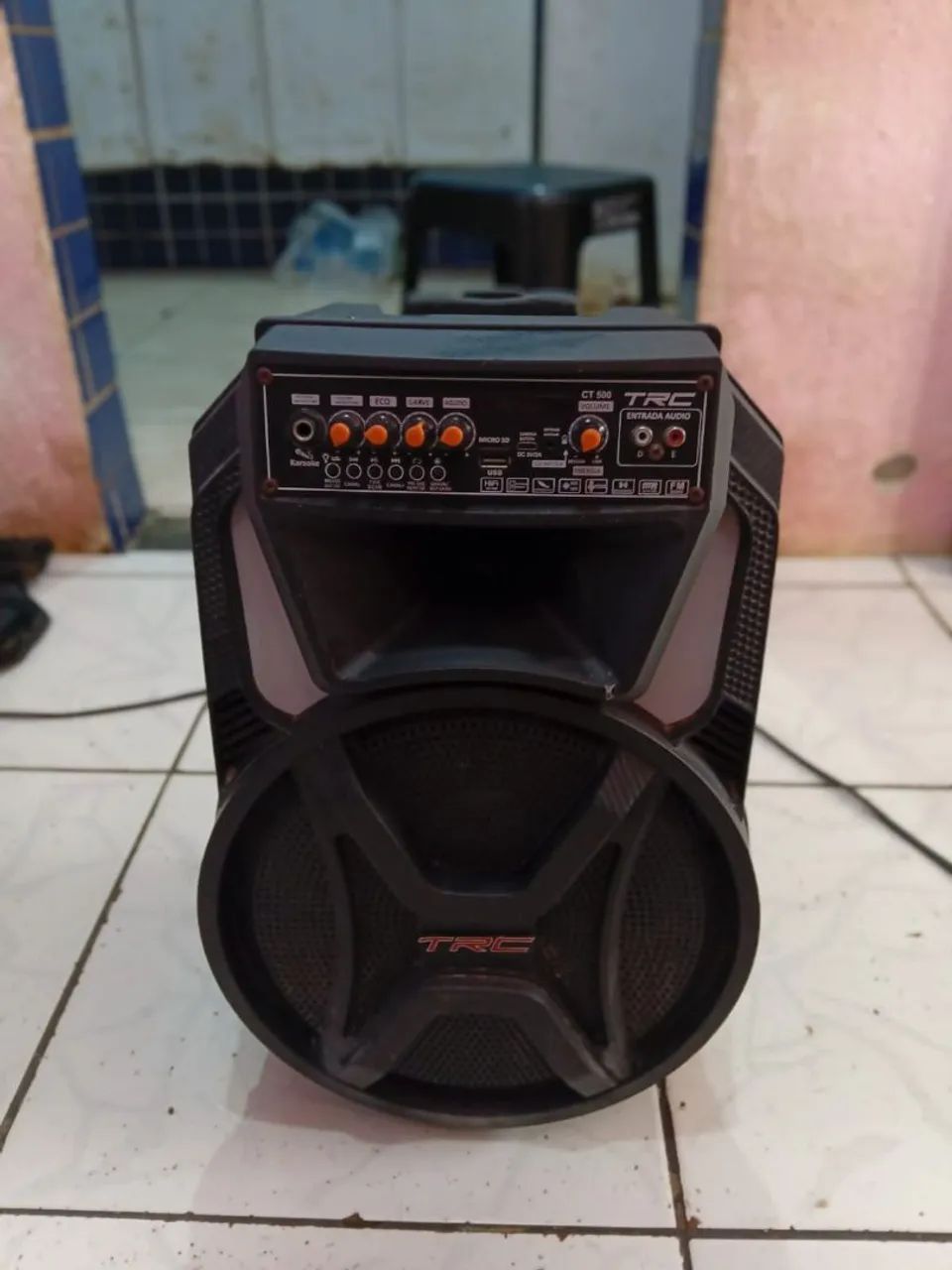 Caixa Amplificadora TRC 500W - 40 cm - 127V - Foto 6