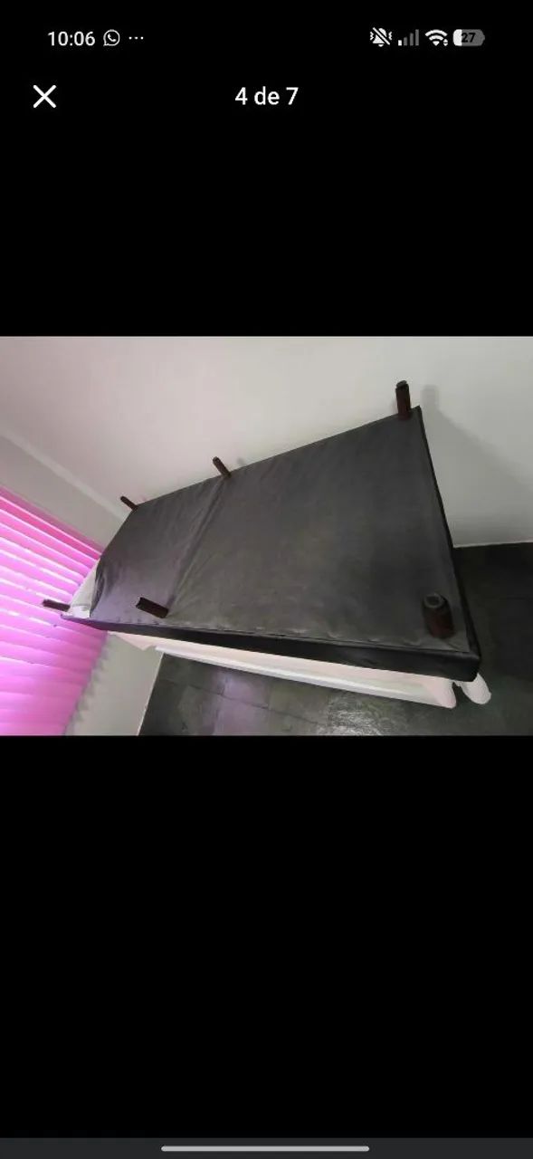 Cama box base + colchão solteiro  - Foto 4