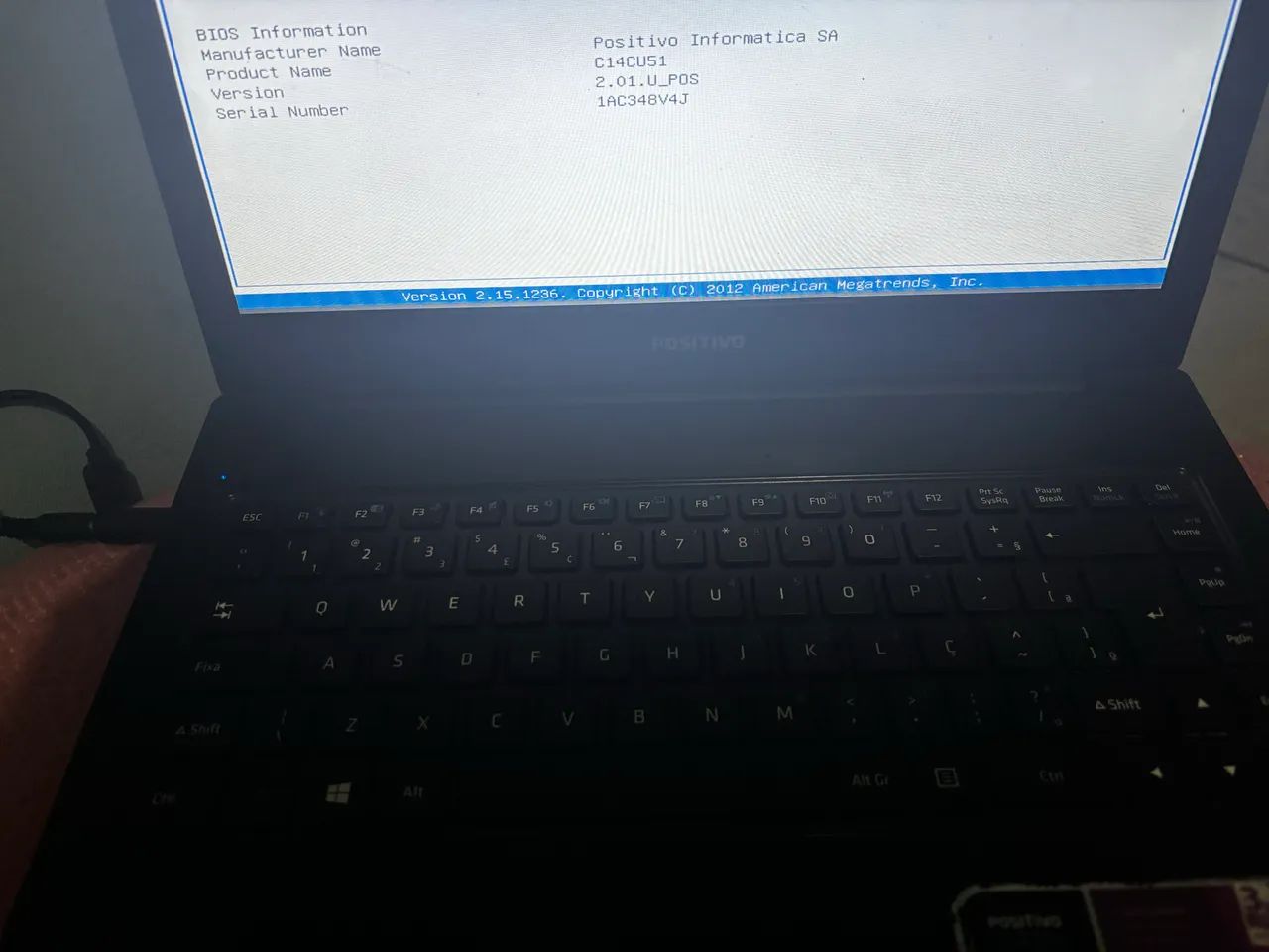 Notebook Positivo para peças - Foto 2