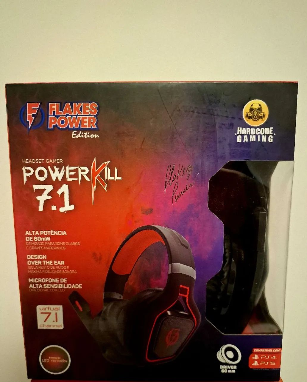 Headset PowerKill 7.1 Novo e Lacrado!!! - Foto 3