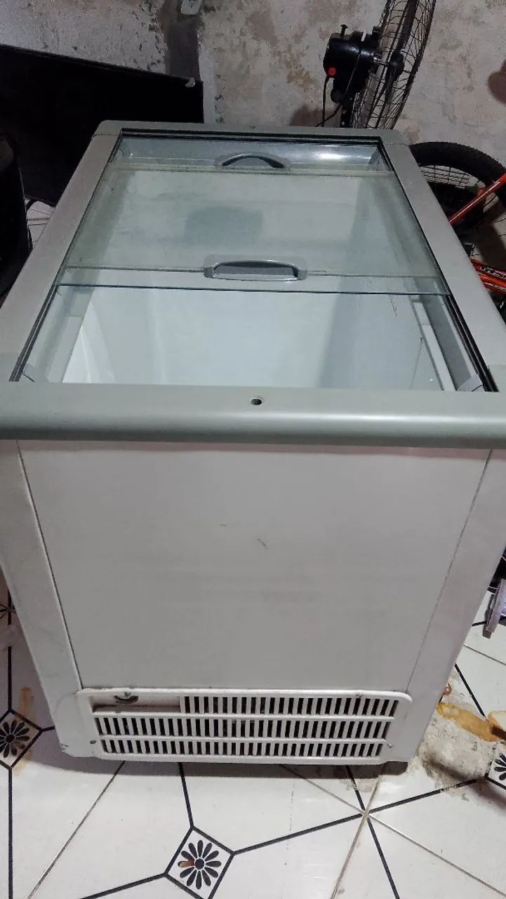 Freezer tampa de vidro  - Foto 3