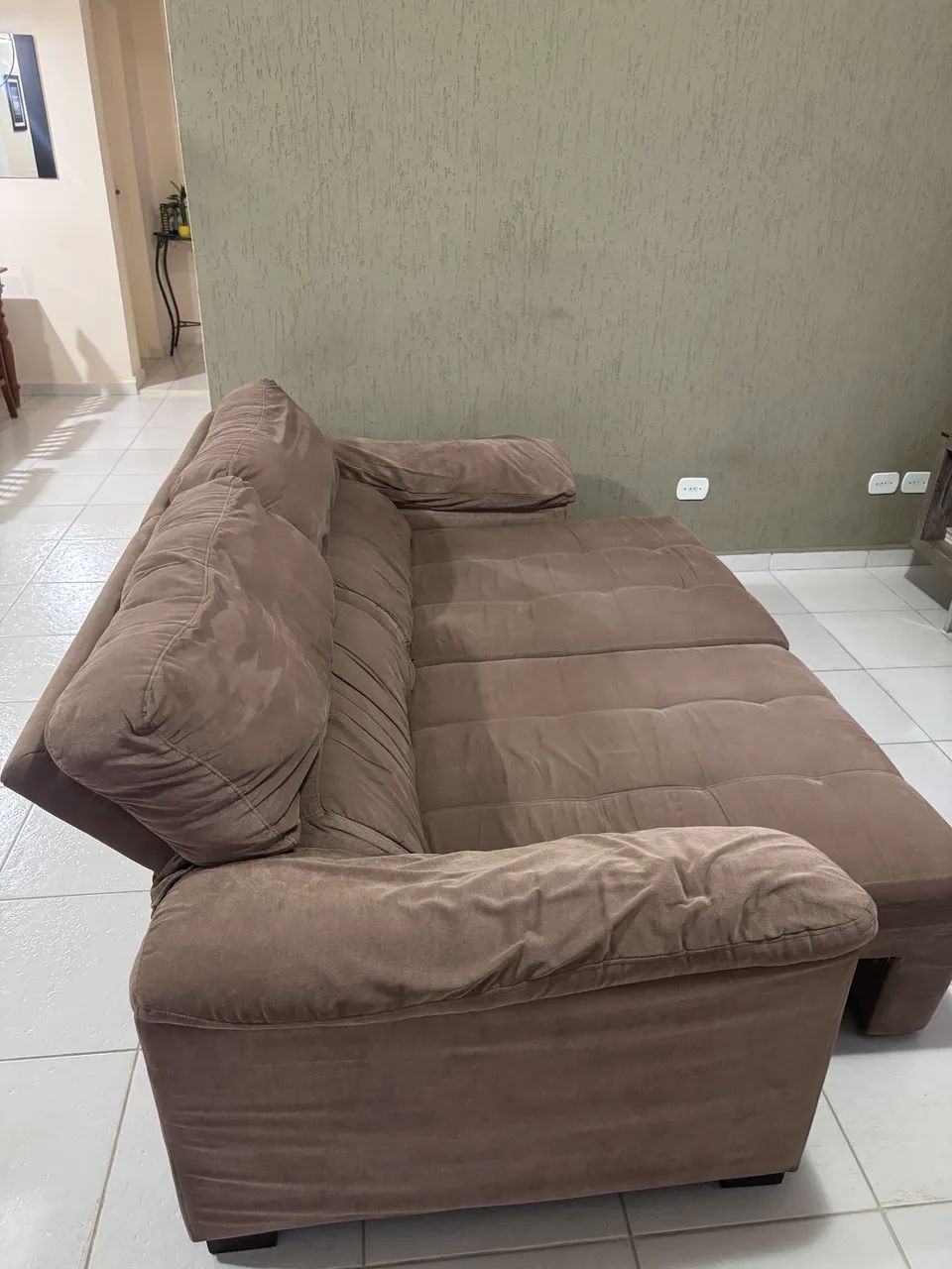 SOFÁ ETNA (USADO) e RACK para TV - Foto 3