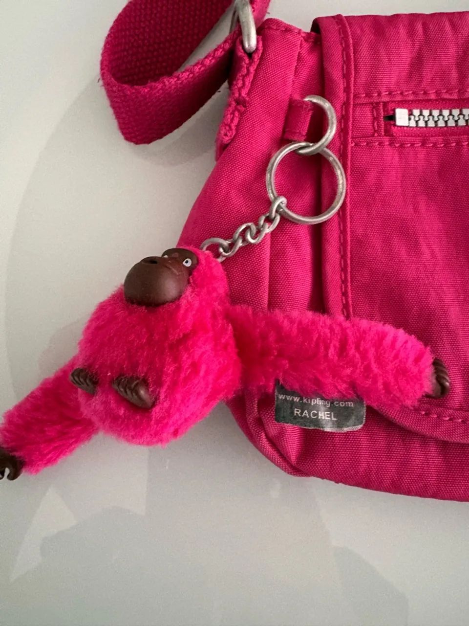 Bolsa Kipling original rosa  - Foto 4