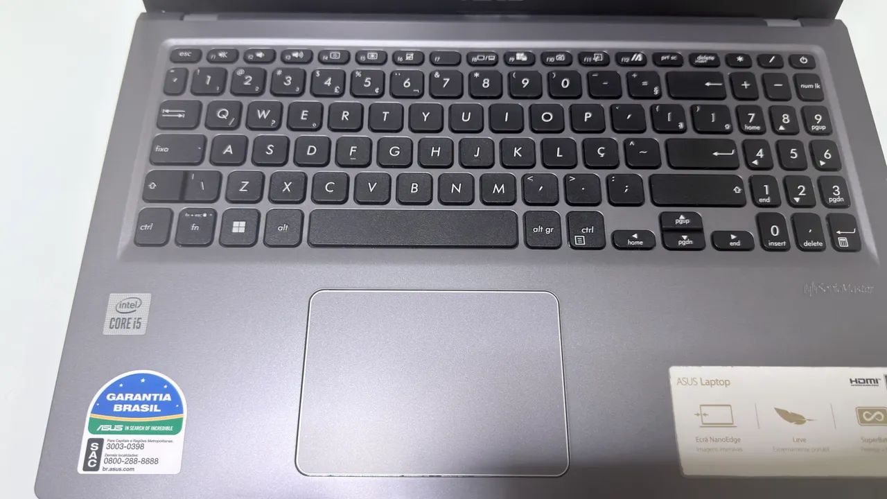 Notebook Asus core i5 15,6 polegadas, SSD 256gb, 8gb ram - Foto 4