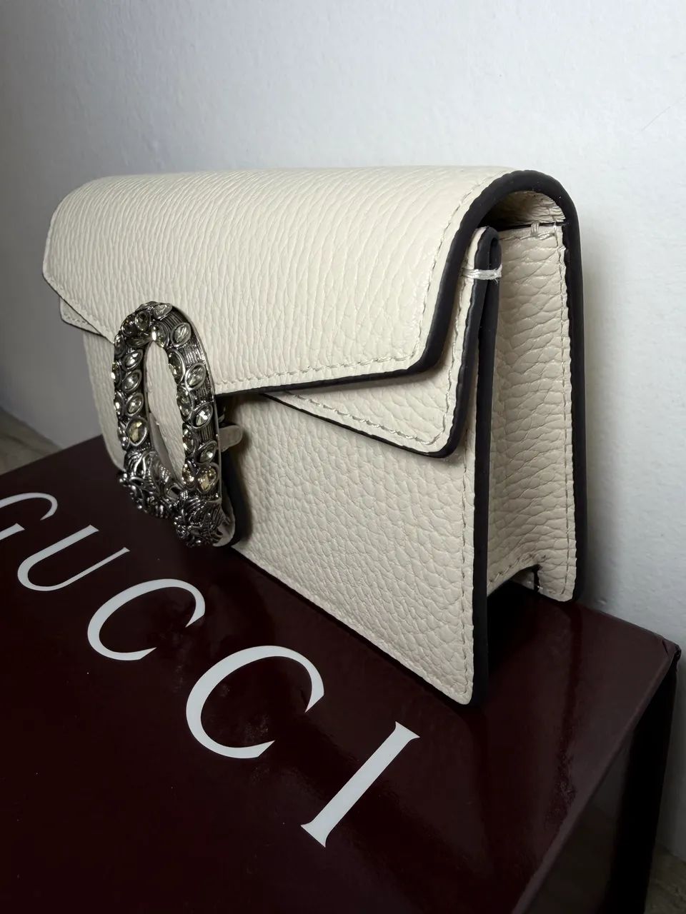 Bolsa clutch Dionysus branca mini - Foto 2