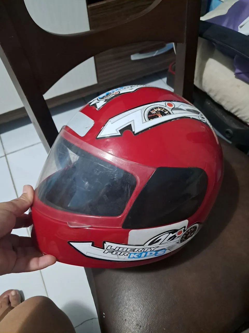 Capacete de moto pra criança  - Foto 2