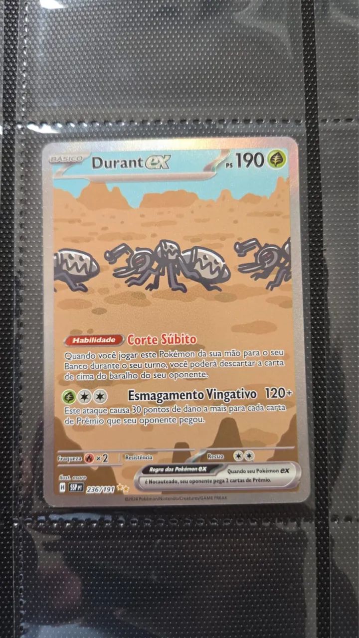 Carta Pokémon Durant Ex