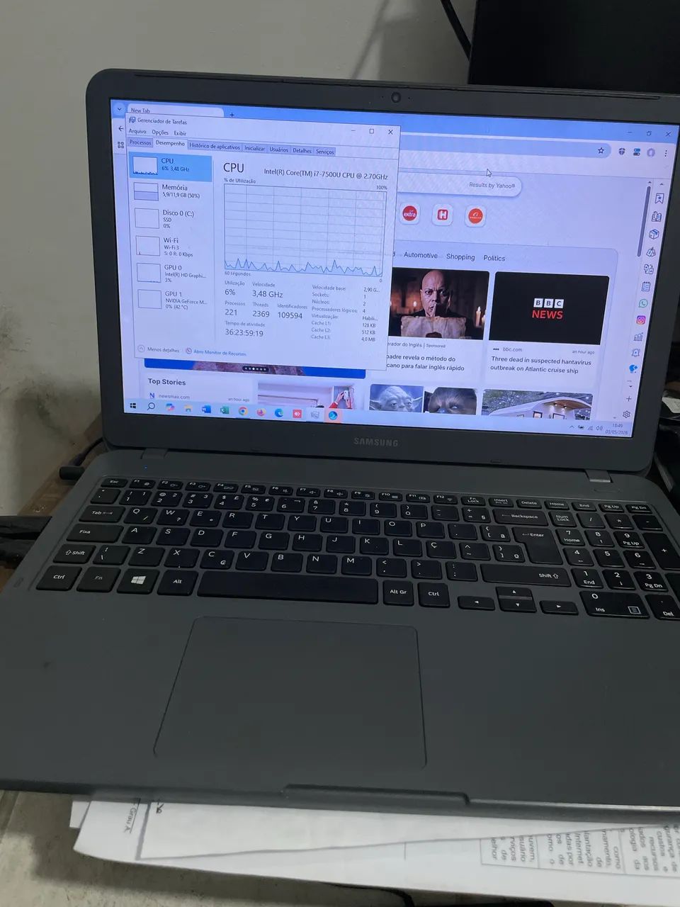 Notebook Samsung Core i7 - Rápido e Pronto pra Uso! - Foto 3