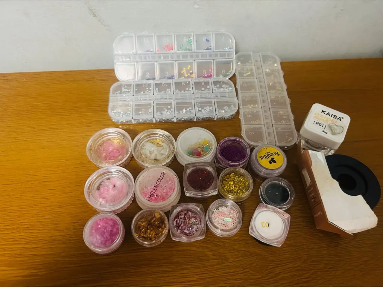 Kit De Glitter para Nails Designer 