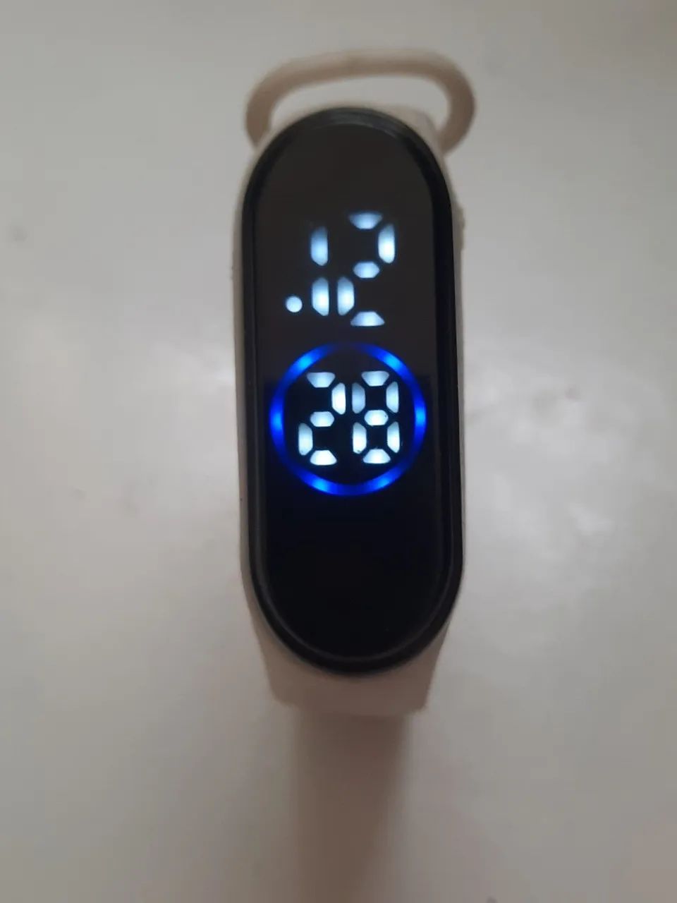 Relogio esportivo digital m4 branco 