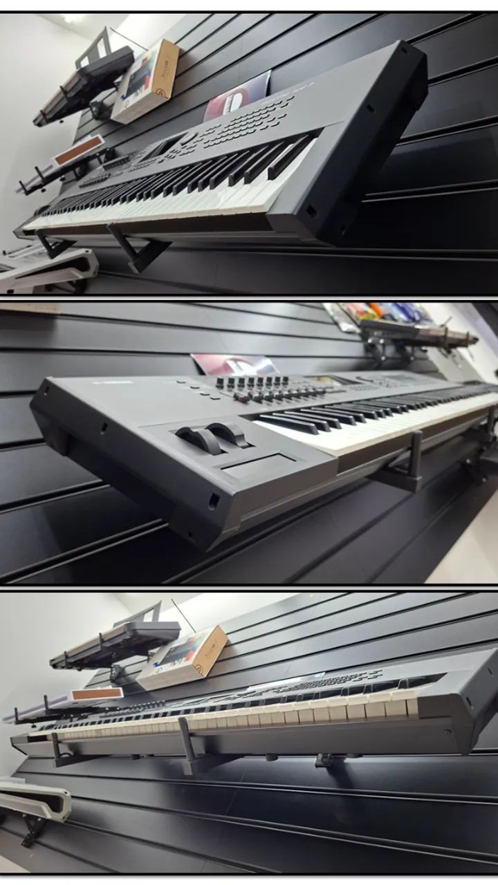 Teclado Yamaha MOTIF XF7 + Memória 1GB - NOVO - Aceitamos Trocas