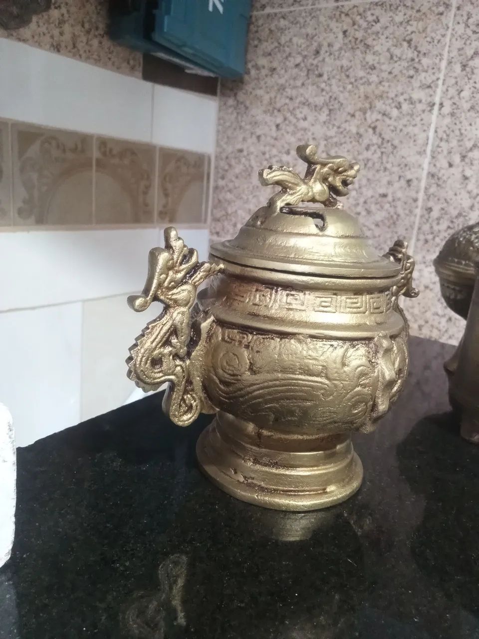 Incensario de bronze.  - Foto 4