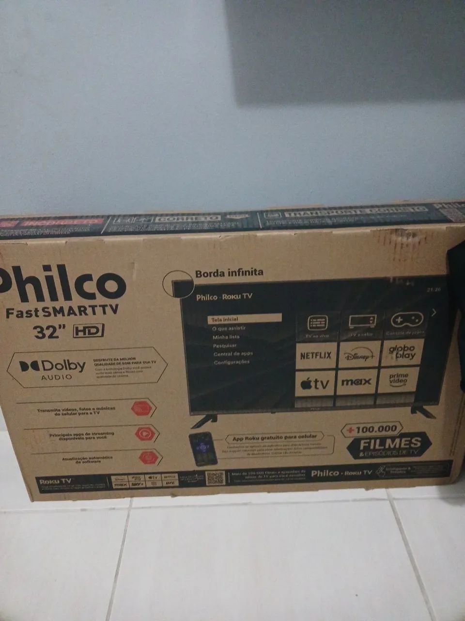 Philco Smart TV 32" Roku TV HD - Completa e Pronta para Usar! - Foto 2