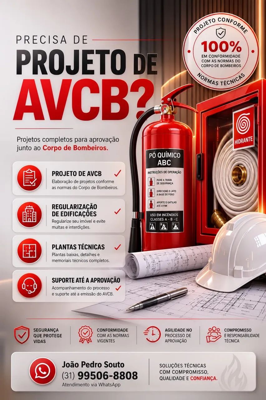 Renovação de AVCB e Projetos de Combate a Incêndio 
