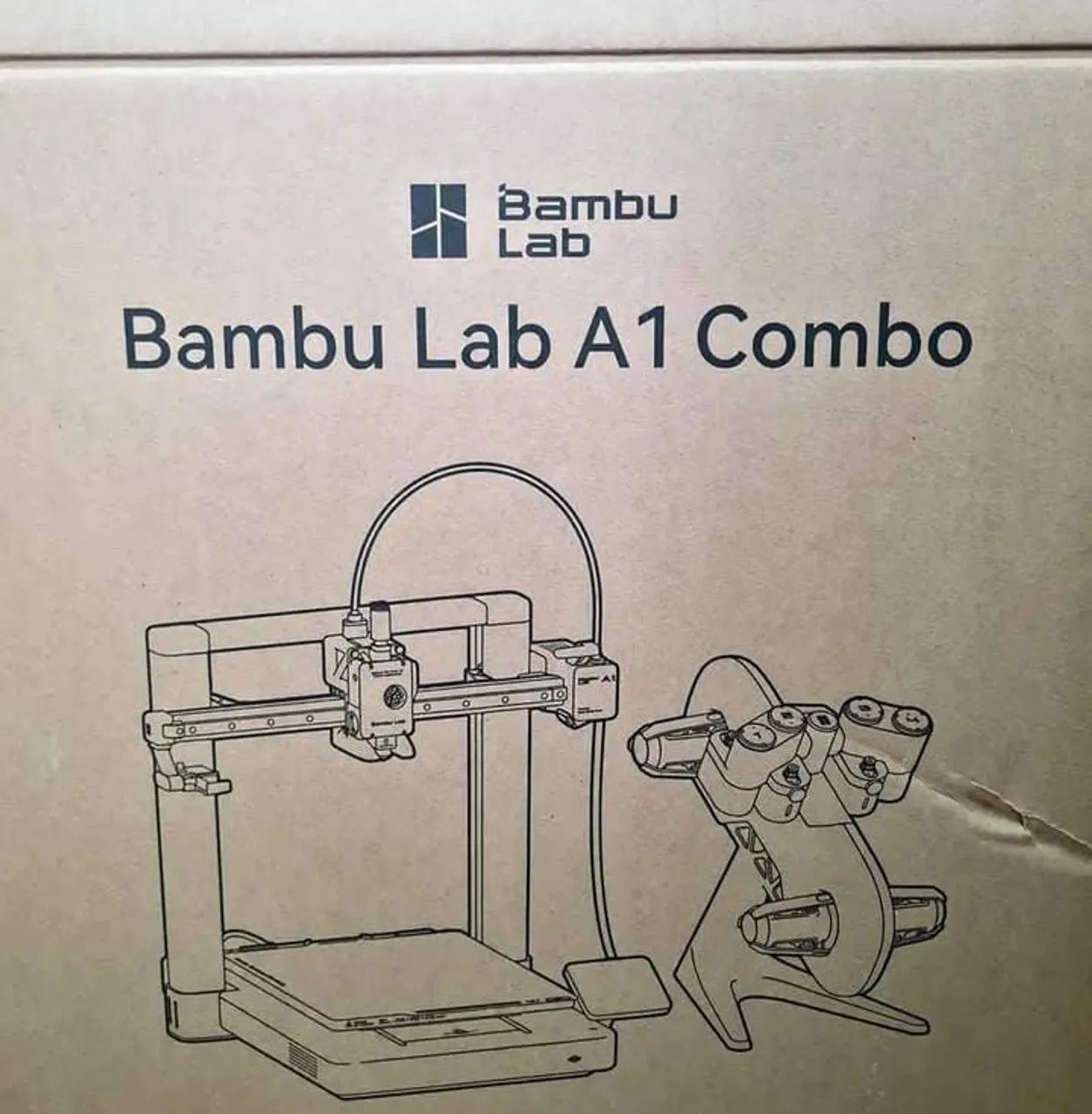 Impressora 3d nova bambu lab a1 com ams - Foto 4